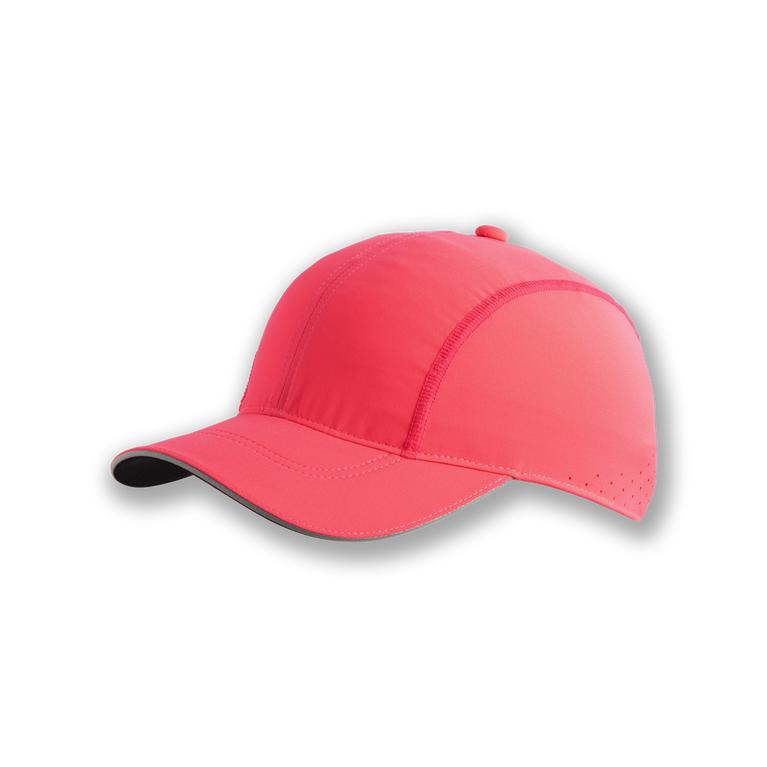 Brooks Chaser Running Hat - Men's - Fluoro Pink (90235-DSCO)